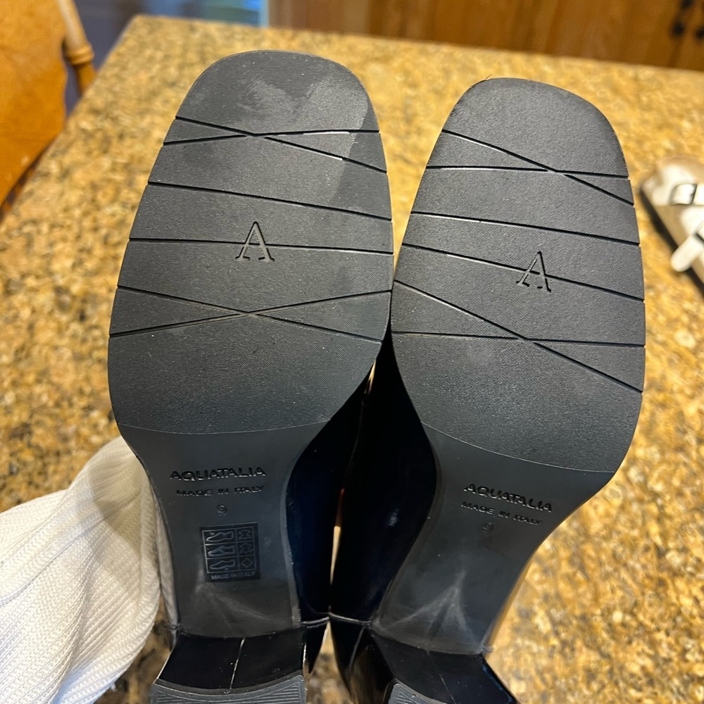AQUATALIA Women's Navy Loafers - Picture 7 of 12
